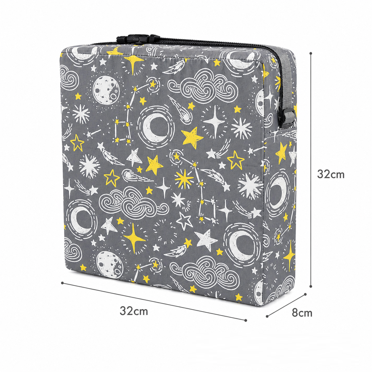 Kids Booster Seat Cushion – Starlight Grey