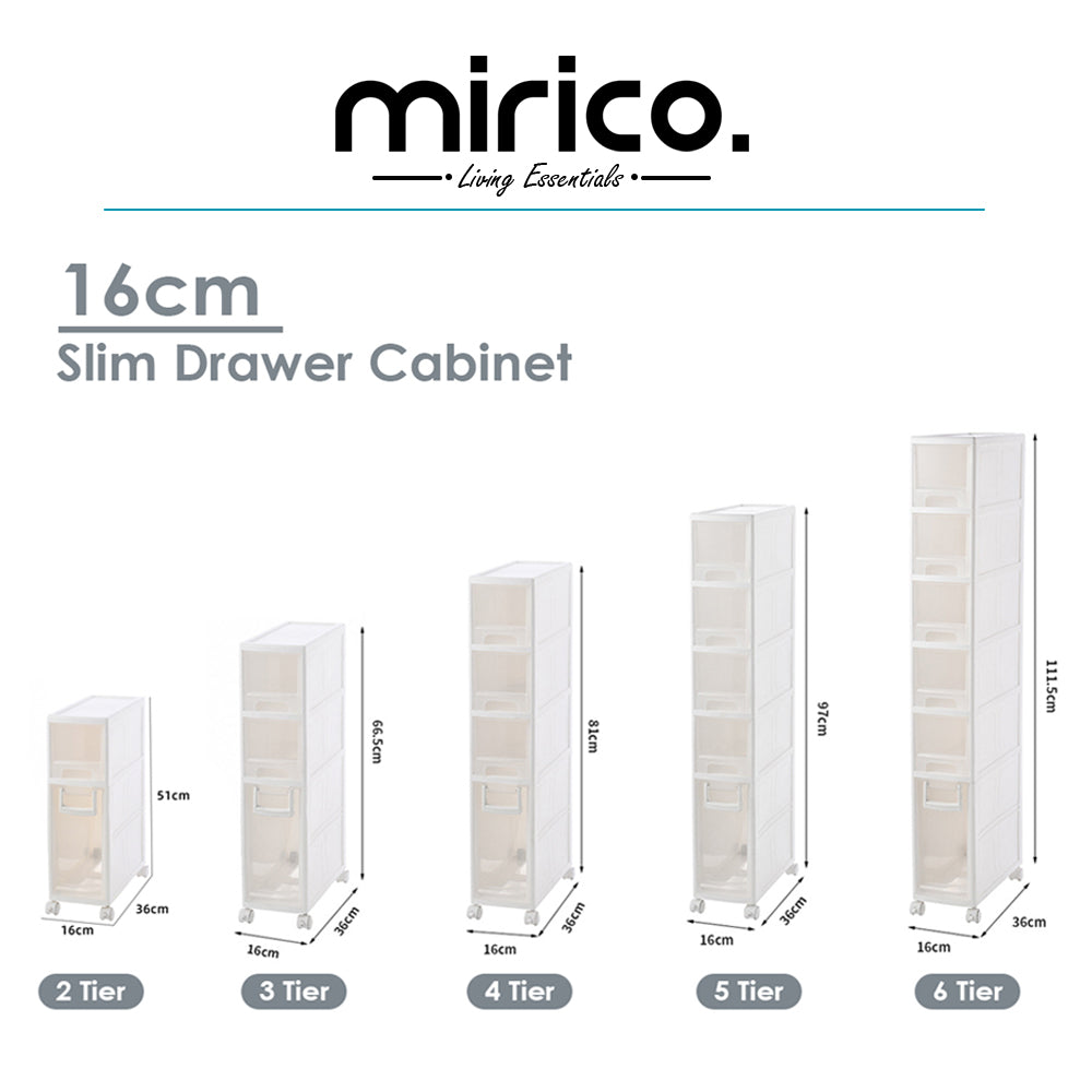 16cm Slim Drawer Cabinet