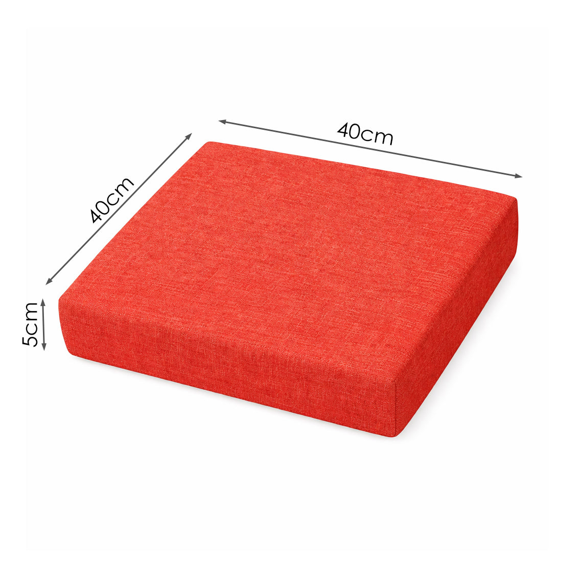 Chair Cushion – Red (40×40×5cm)
