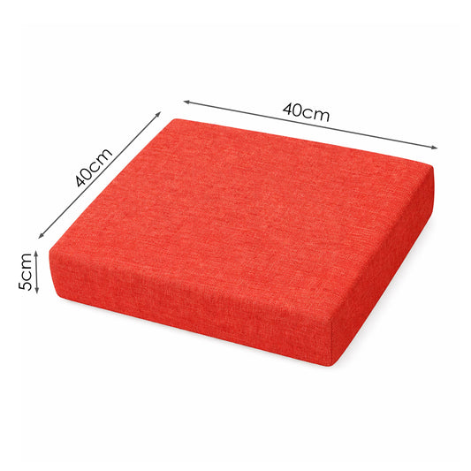 Chair Cushion – Red (40×40×5cm)
