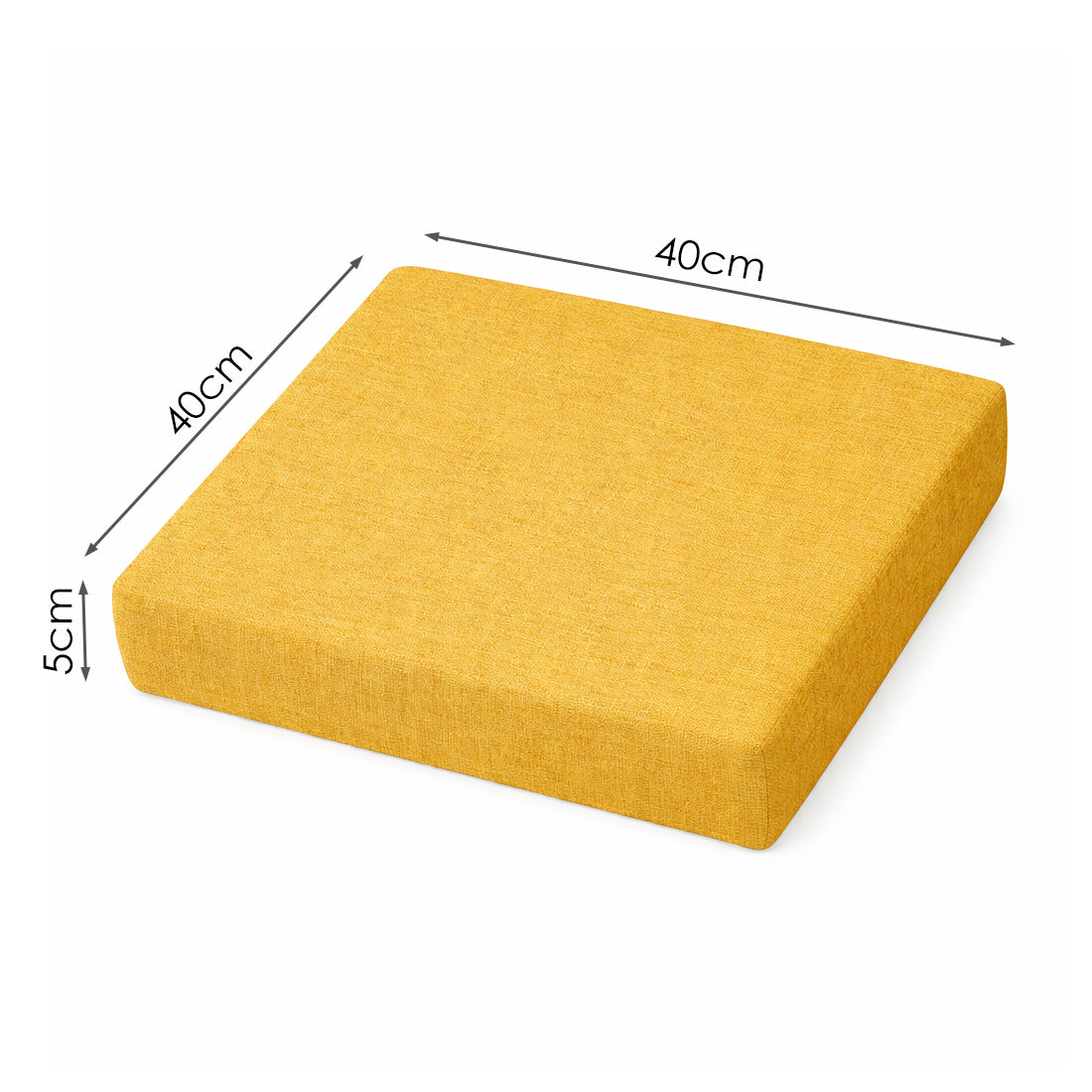 Chair Cushion – Yellow (40×40×5cm)